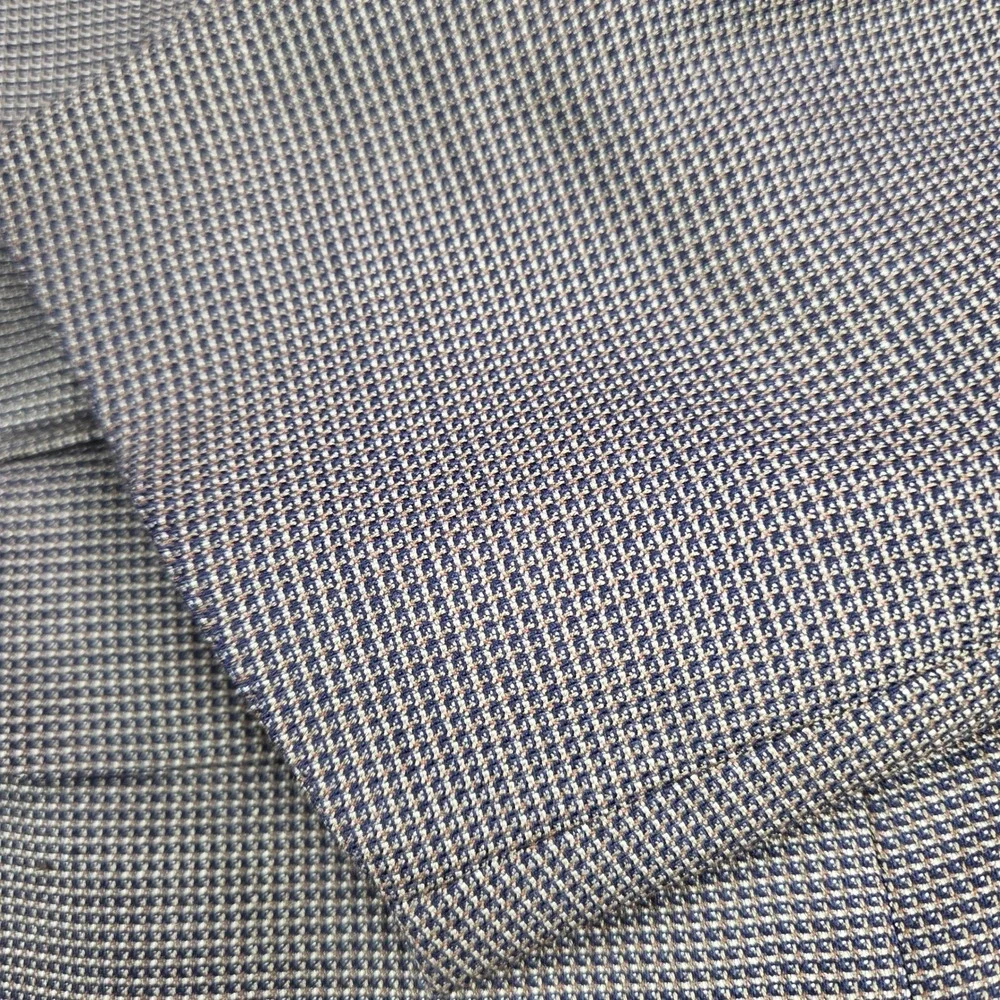 CANALI Wool Silk Blazer Men's 52/US 42 Brown Check‎ 3 Button Sport Coat Italy